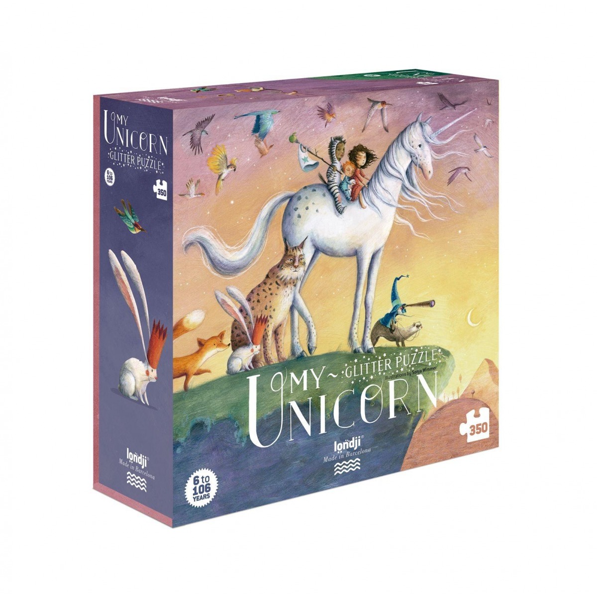 Puzzle glitter unicornio de Londji
