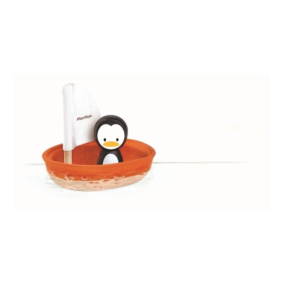 Barco pingüino para el baño de Plantoys