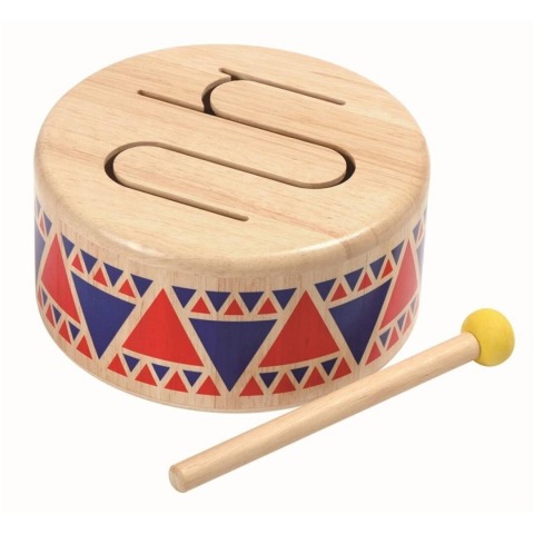 Tambor juguete musical madera de Plantoys