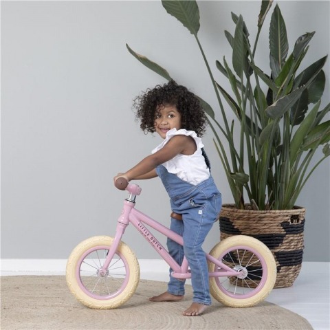 Bicicleta equilibrio rosa Little Dutch_3