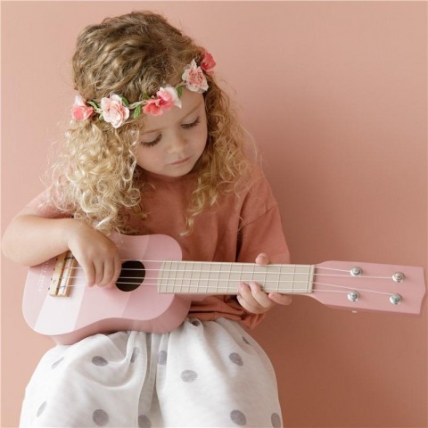Guitarra rosa Little Dutch_3