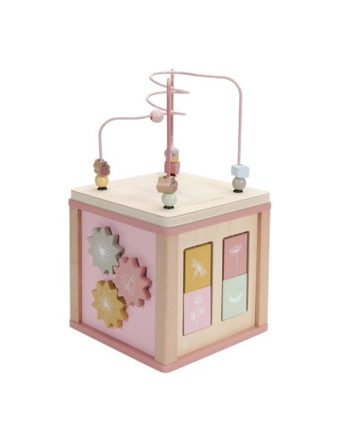 CUBO DE ACTIVIDADES FLOWERS ROSA