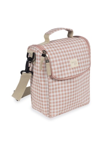 copy of BOLSA CANASTILLA I LOVE VICHY ROSA