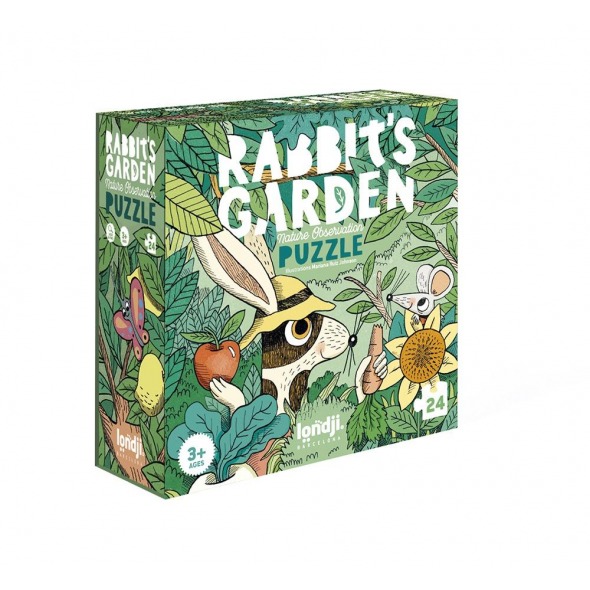 Puzzle y juego de observación Rabbit's Garden de Londji