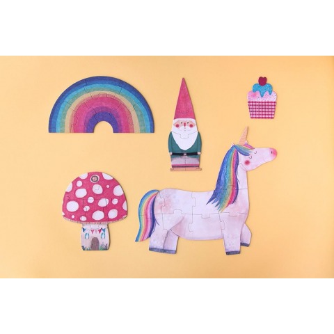 Puzzle progresivo reversible Happy Birthday Unicorn de Londji_3