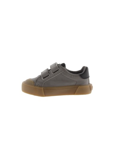 ZAPATILLA TRIBU TIRAS CONTRASTE GRIS
