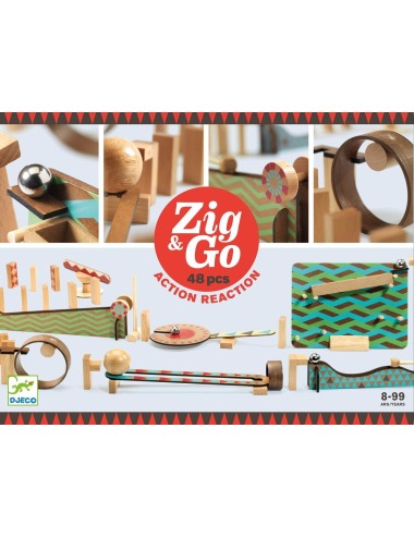 copy of JUEGO DE REACCIÓN EN CADENA Y CONSTRUCCIÓN ZIG & GO 28 PCS