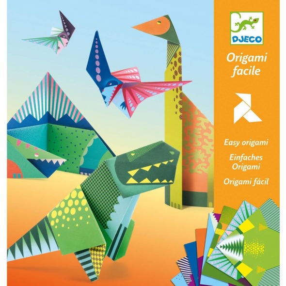 papiroflexia Origami Dinosaurios de Djeco