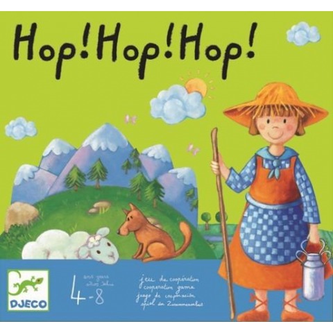 Juego de cooperación Hop Hop Hop de Djeco