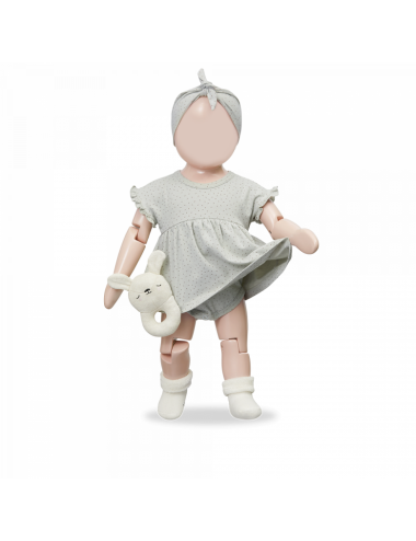 copy of PELELE NEWBORN NONA ECRU