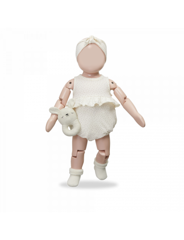 copy of PELELE NEWBORN NONA ECRU