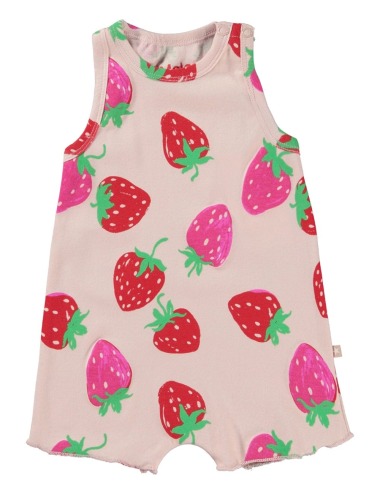 MONO SIN MANGAS FLORIS STRAWBERRYS