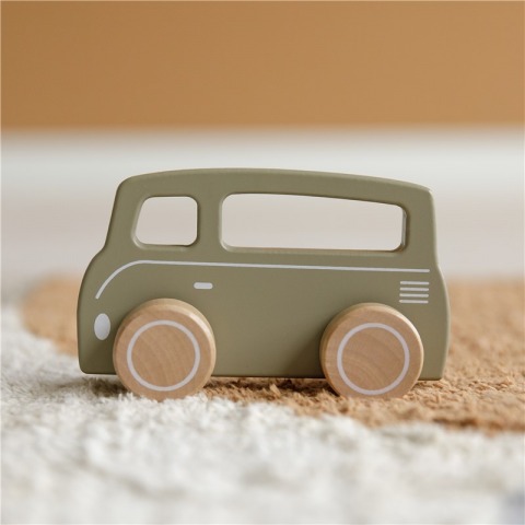 Camioneta de madera oliva Little Dutch_4