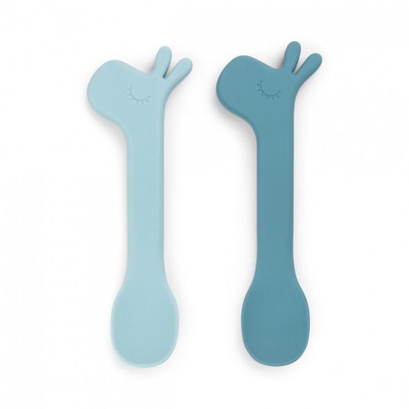 Cucharas de silicona 2 pack Lalee blue Done by Deer