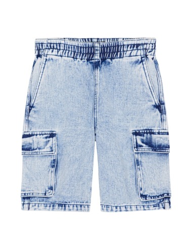 BERMUDA CARGO ALVY LIGHT STONE DENIM