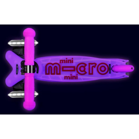 Patinete Micro Mini Deluxe glow led rosa_1