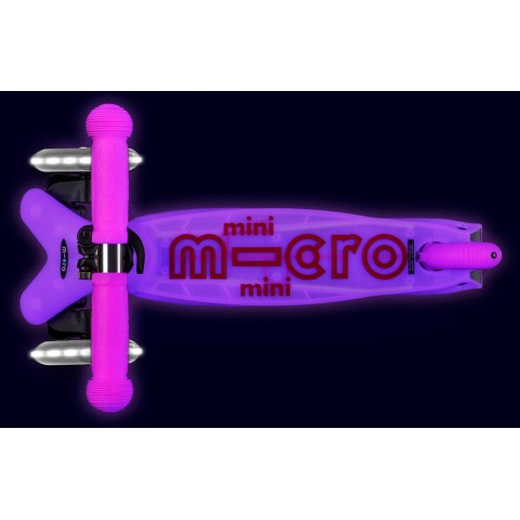 Patinete Micro Mini Deluxe glow led rosa_1