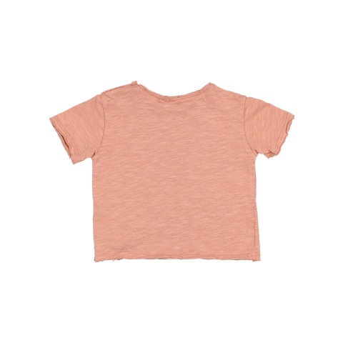 Camiseta bebé zebra rosa clay Buho Bcn_1