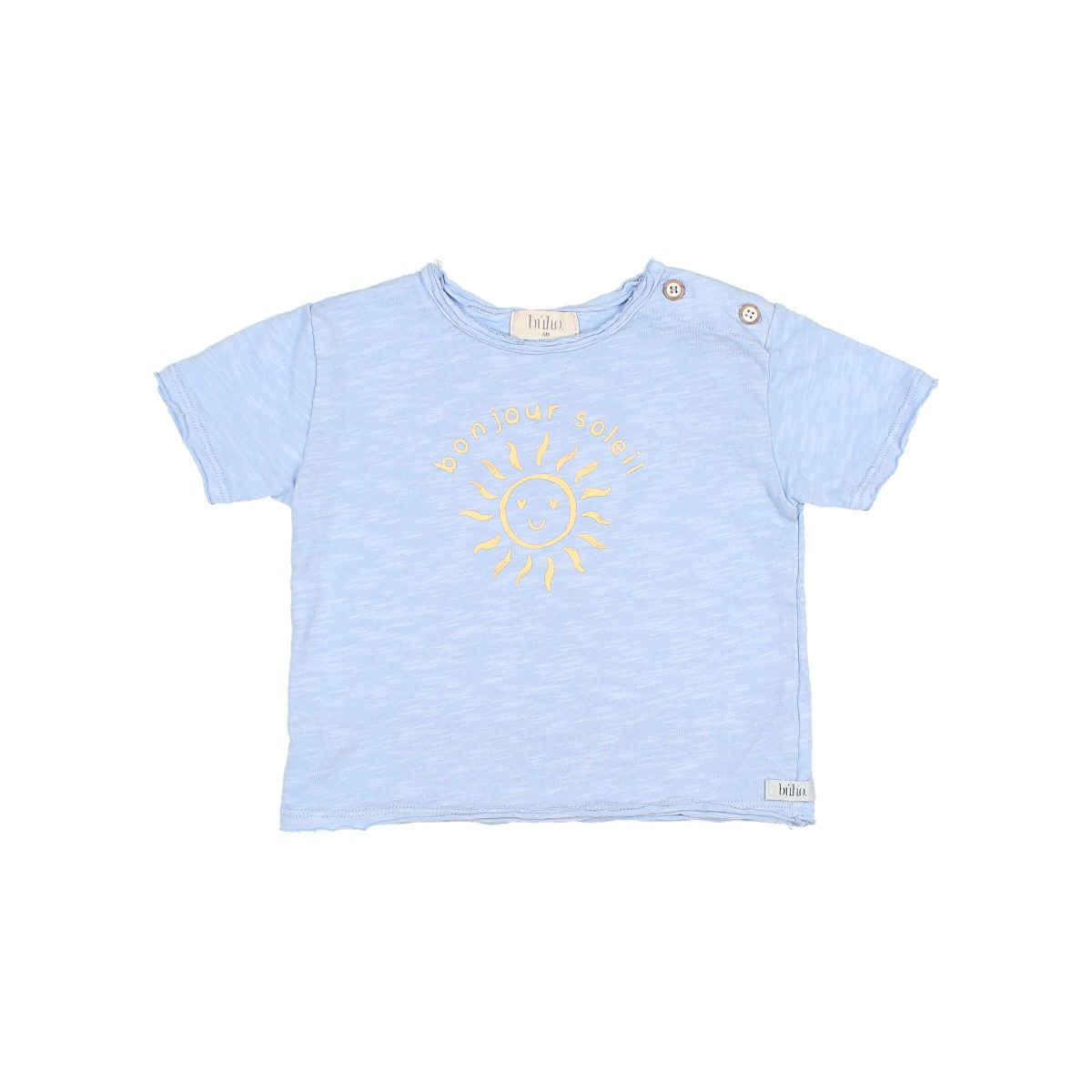 Camiseta bebé Buho Bcn Soleil Placid Blue