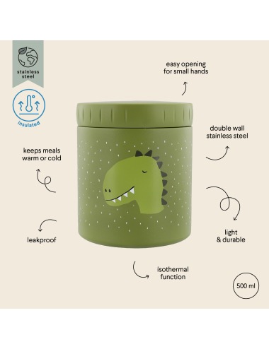 TERMO DE SÓLIDO TRIXIE 500 ML MR DINO