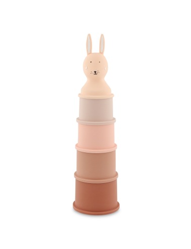 JUGUETE DE BAÑO CUBOS APILABLES TRIXIE MRS. RABBIT