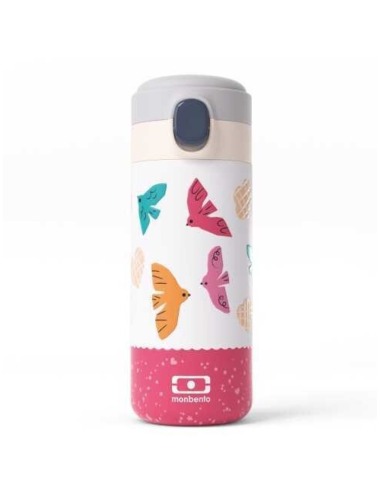 BOTELLA TÉRMICA MONBENTO POP 360 ML BIRDS