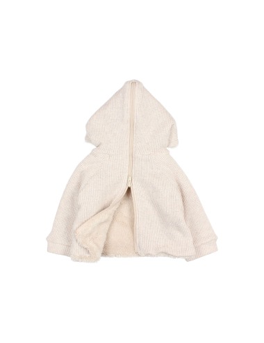 IVORY BABY WAFFLE JACKET
