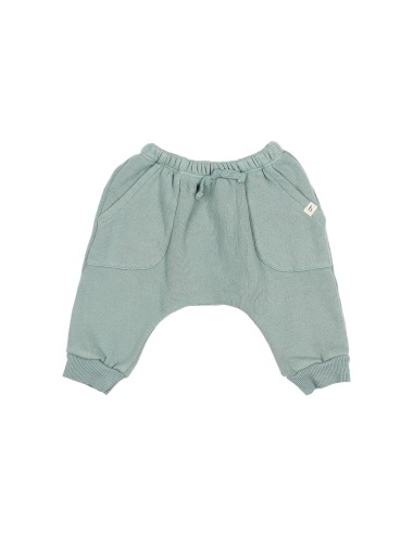 ALPINE GREEN FLEECE BABY PANTS
