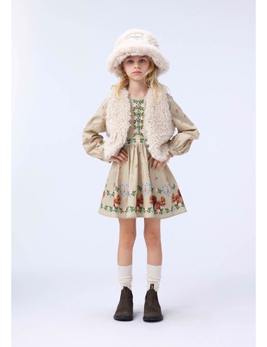 VANILLA HATCHA FAUX FUR VEST