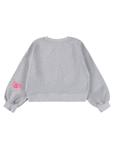 MIKI GREY MELANGE SWEATSHIRT