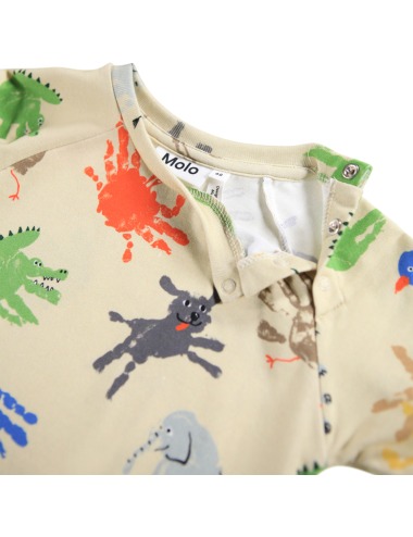 FAIRFAX HAND ANIMAL BABY LONG-SLEEVE OVERALL