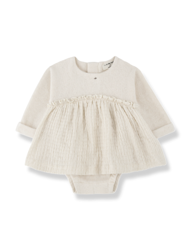 NICOLINE BABY LONG-SLEEVED BODYSUIT DRESS