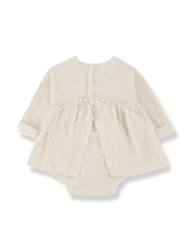 NICOLINE BABY LONG-SLEEVED BODYSUIT DRESS