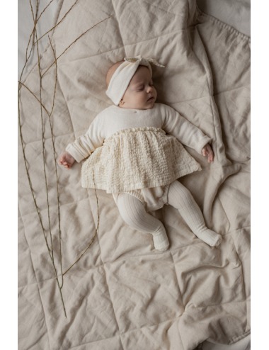 NICOLINE BABY LONG-SLEEVED BODYSUIT DRESS