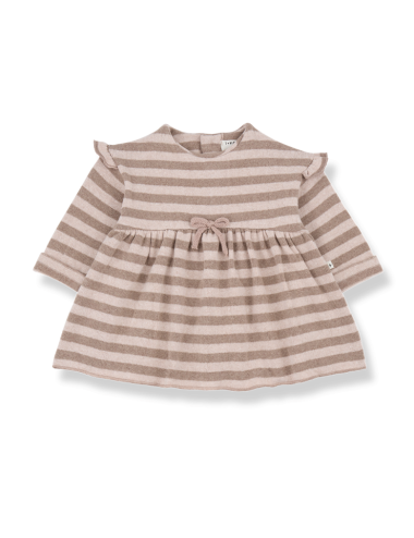THEA NUDE LONG-SLEEVED BABY DRESS
