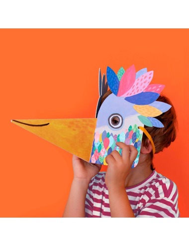 BE WILD BIRD MASK & STICKERS