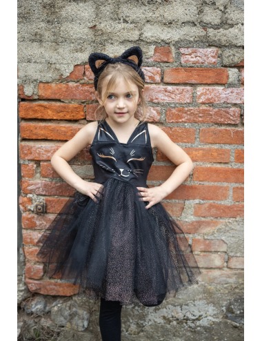 DISFRAZ Y DIADEMA BLACK CAT GREAT PRETENDERS