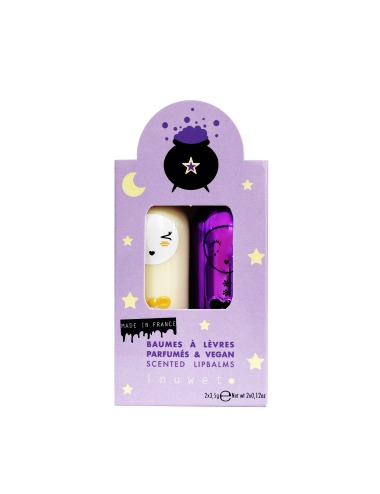 Vegan Halloween Bouh Pineapple and Milkshake Lip Balm