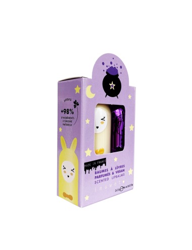 Vegan Halloween Bouh Pineapple and Milkshake Lip Balm