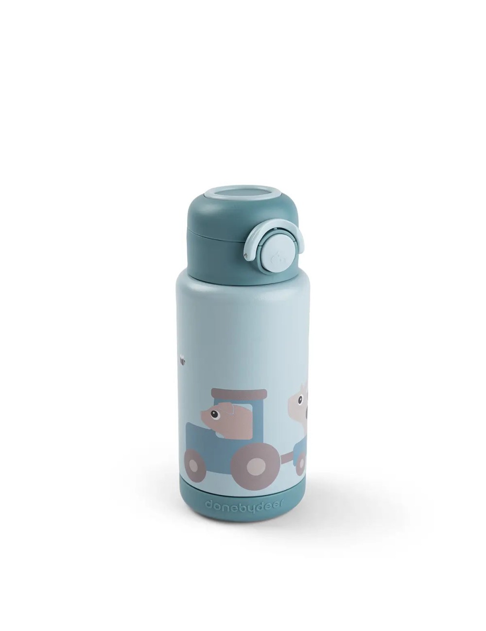 BOTELLA TERMICA 340 ML TINY FARM BLUE