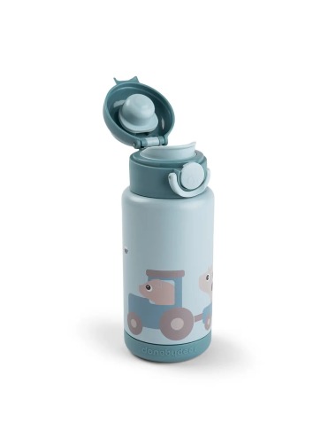 INSULATED BOTTLE 340 ML TINY FARM BLUE