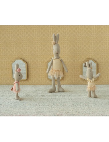 BUNNY SIZE 1 MAILEG BALLET SUIT AND SKIRT CREAM