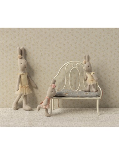 BUNNY SIZE 1 MAILEG BALLET SUIT AND SKIRT CREAM