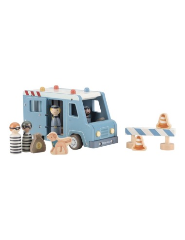 LITTLE DUTCH FSC WOOD POLICE VAN
