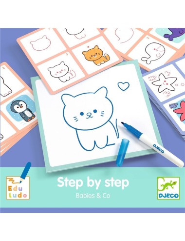 EDULUDO STEP BY STEP BABIES & CO DJECO EDUCATIONAL GAME