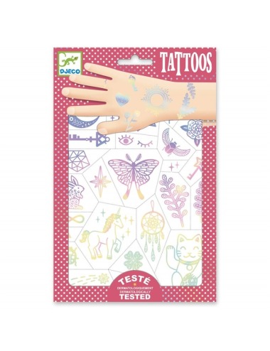 DJECO TATTOOS LUCKY AMULETS