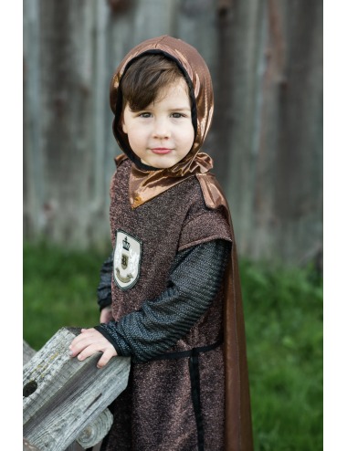 BRILLIANT COPPER KNIGHT CAPE TUNIC GREAT PRETENDERS