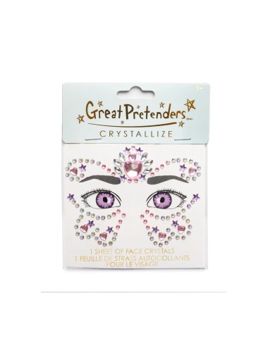 FACE CRISTAL SHEET BUTTERFLY PRINCESS GREAT PRETENDERS