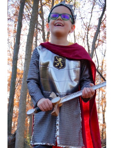 SILVER KNIGHT CAPE TUNIC, GREAT PRETENDERS