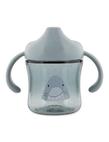 TRIXIE MR. SHARK LEARNING CUP WITH SPOUT AND 2 HANDLES